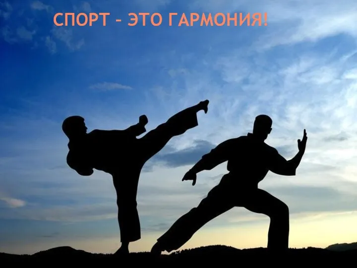 СПОРТ – ЭТО ГАРМОНИЯ!