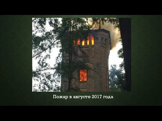 Пожар в августе 2017 года