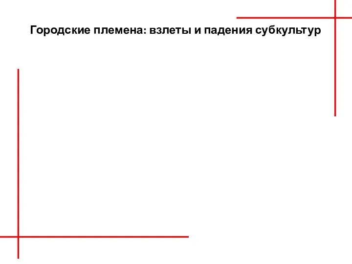 Городские племена: взлеты и падения субкультур