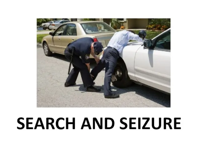 SEARCH AND SEIZURE