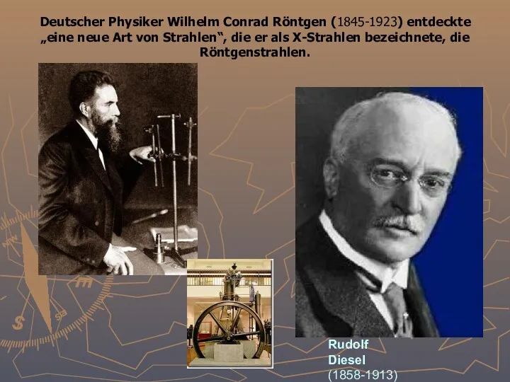 Deutscher Physiker Wilhelm Conrad Röntgen (1845-1923) entdeckte „eine neue Art