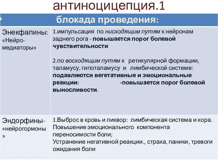 антиноцицепция.1