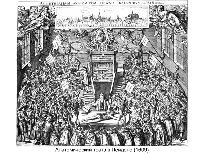 Анатомический театр в Лейдене (1609)