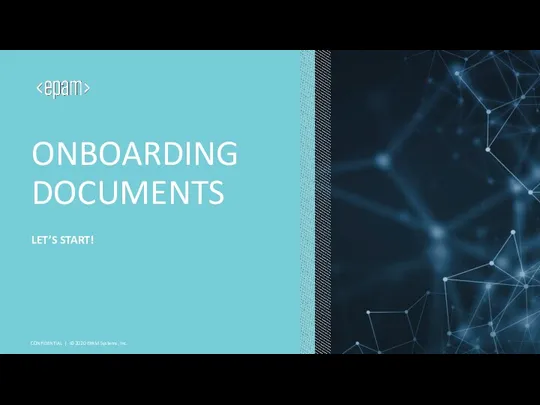 Onboarding documents