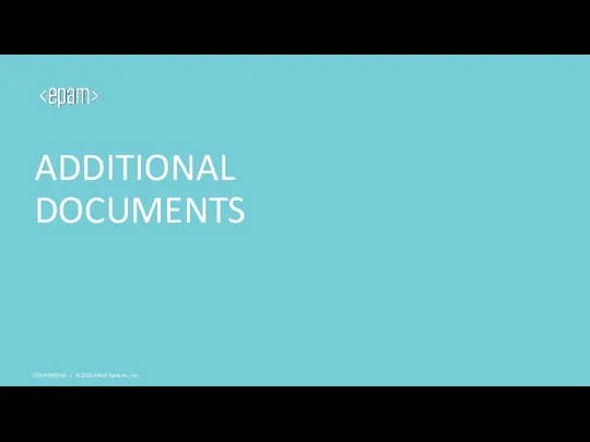 ADDITIONAL DOCUMENTS