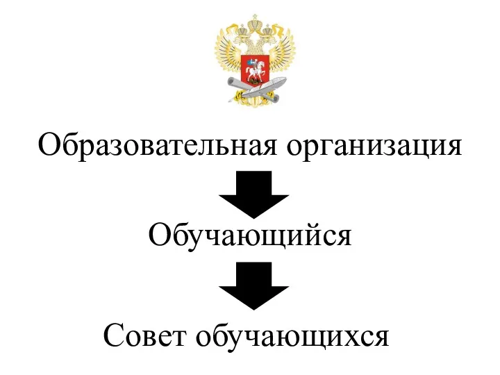 Образовательная организация Обучающийся Совет обучающихся