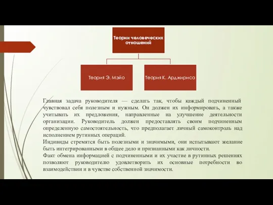 Главная задача руководителя — сделать так, чтобы каждый подчиненный чувствовал