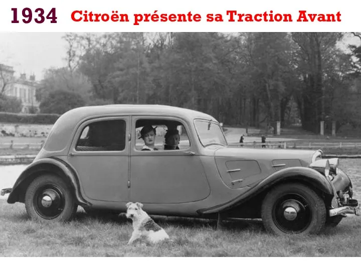 1934 Citroën présente sa Traction Avant