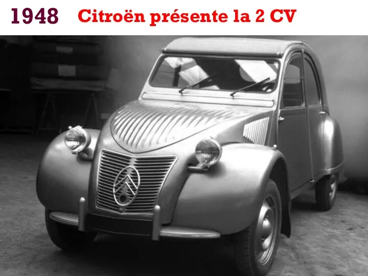 1948 Citroën présente la 2 CV