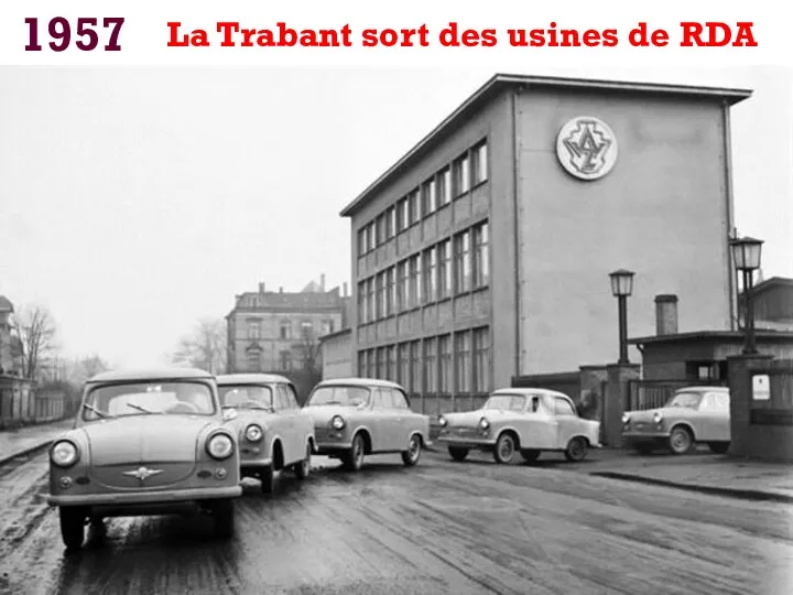 1957 La Trabant sort des usines de RDA