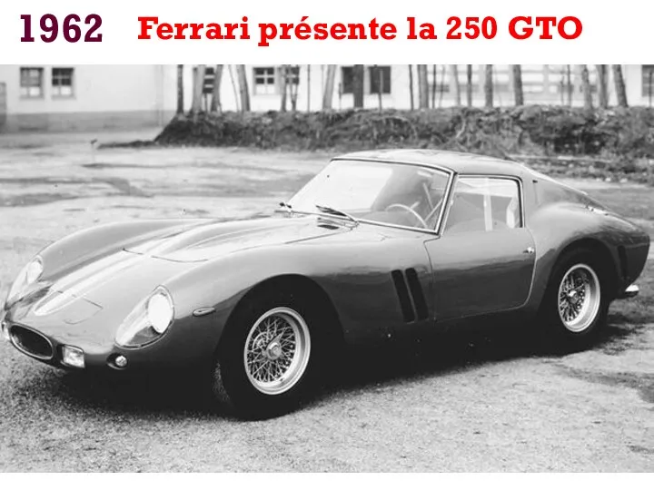 1962 Ferrari présente la 250 GTO