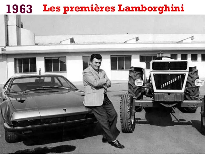 1963 Les premières Lamborghini