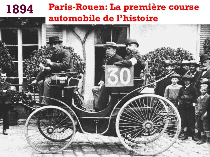 1894 Paris-Rouen: La première course automobile de l’histoire