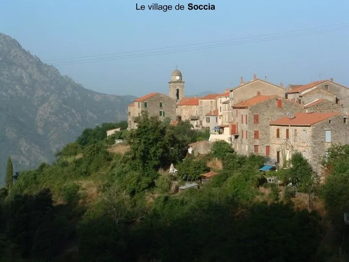 Le village de Soccia