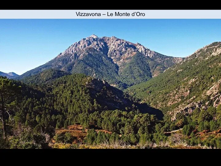 Vizzavona – Le Monte d’Oro