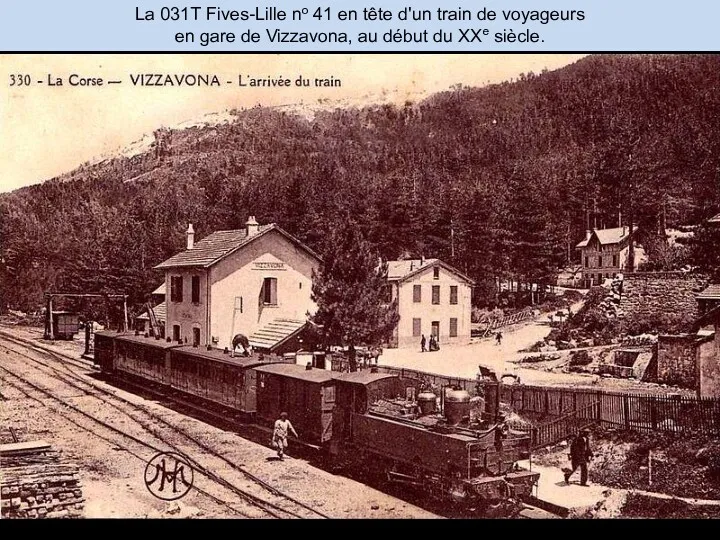 La 031T Fives-Lille no 41 en tête d'un train de