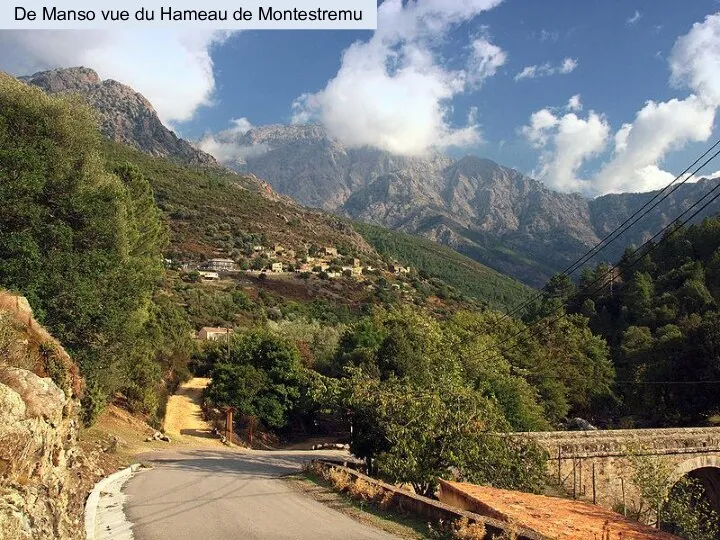 De Manso vue du Hameau de Montestremu