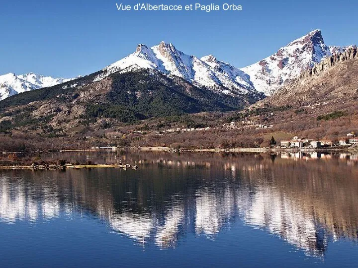 Vue d'Albertacce et Paglia Orba