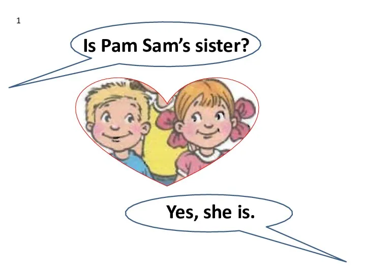 Yes, she is. Is Pam Sam’s sister? 1