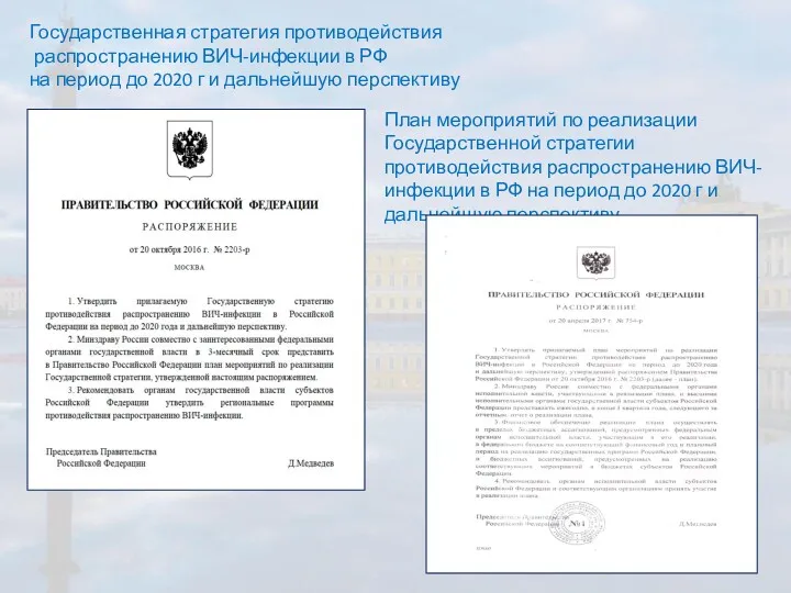 Государственная стратегия противодействия распространению ВИЧ-инфекции в РФ на период до