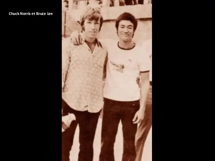 Chuck Norris et Bruce Lee