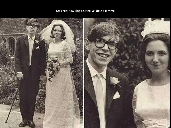 Stephen Hawking et Jane Wilde, sa femme