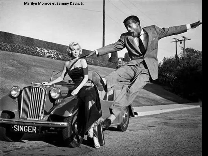 Marilyn Monroe et Sammy Davis, Jr.