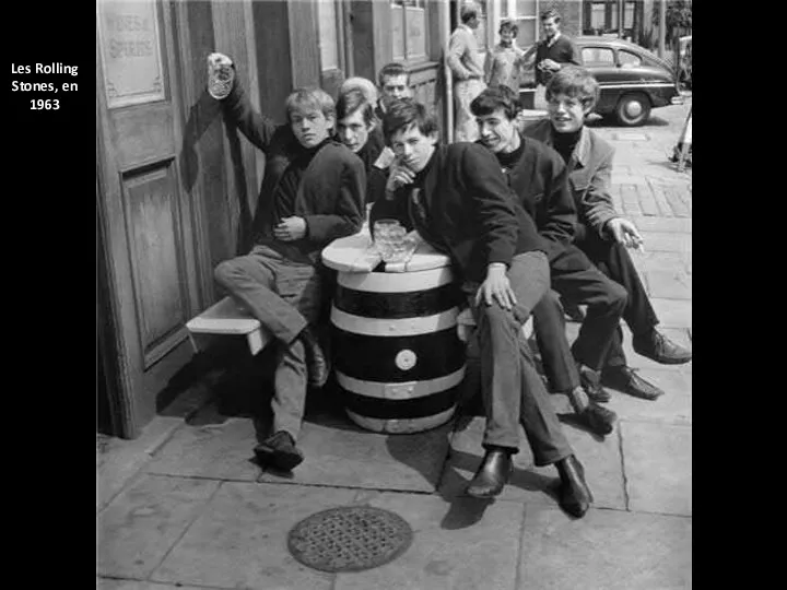 Les Rolling Stones, en 1963