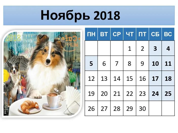 Ноябрь 2018