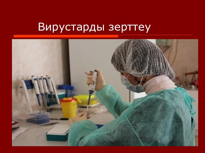 Вирустарды зерттеу