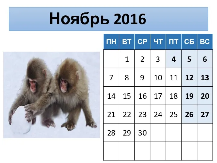 Ноябрь 2016