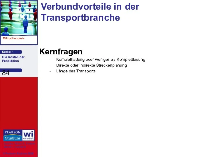 Verbundvorteile in der Transportbranche Kernfragen Komplettladung oder weniger als Komplettladung