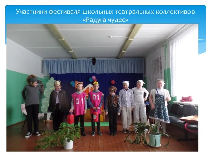 Участники фестиваля школьных театральных коллективов «Радуга чудес»