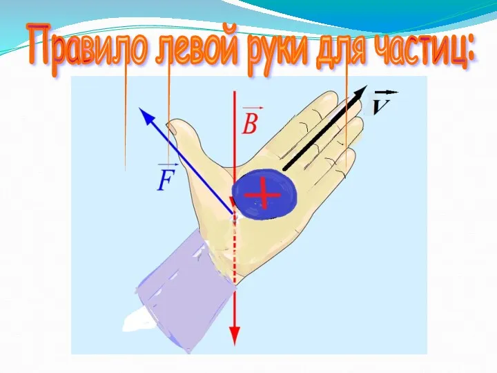 Правило левой руки для частиц: