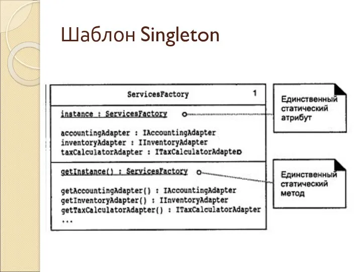 Шаблон Singleton