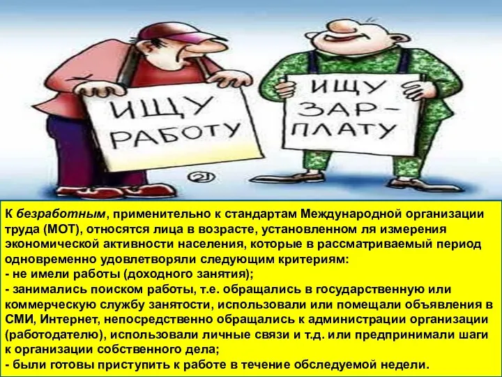 Показатели эффективности использования оборотных средств К безработным, применительно к стандартам