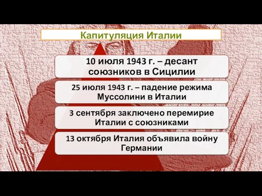 Капитуляция Италии