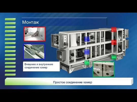 Простое соединение камер Монтаж Внешние и внутренние соединение камер