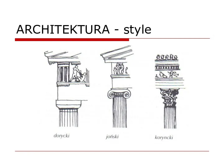 ARCHITEKTURA - style