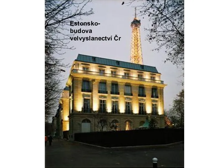 Estonsko- budova velvyslanectví Čr
