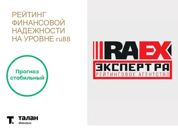 РЕЙТИНГ ФИНАНСОВОЙ НАДЕЖНОСТИ НА УРОВНЕ ruBB