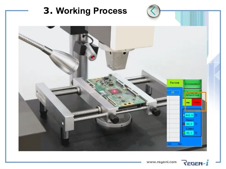 www.regeni.com 3. Working Process