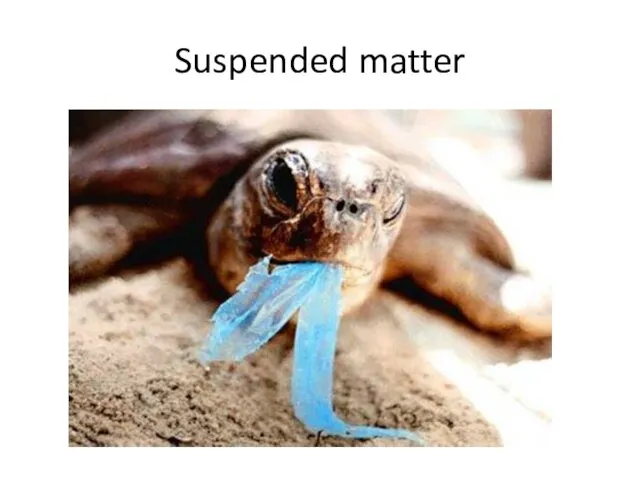 Suspended matter