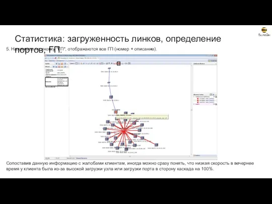 5. Нажимаем на кнопку "ГП", отображаются все ГП (номер + описание). Сопоставив данную