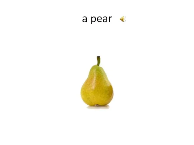 a pear