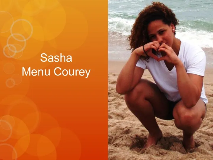 Sasha Menu Courey