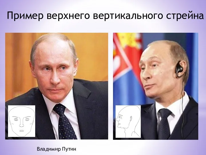 Пример верхнего вертикального стрейна Владимир Путин
