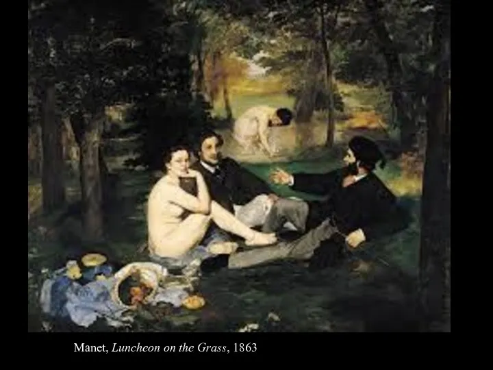 Manet, Luncheon on the Grass, 1863