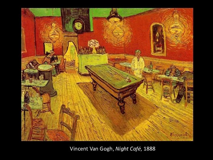 Vincent Van Gogh, Night Café, 1888