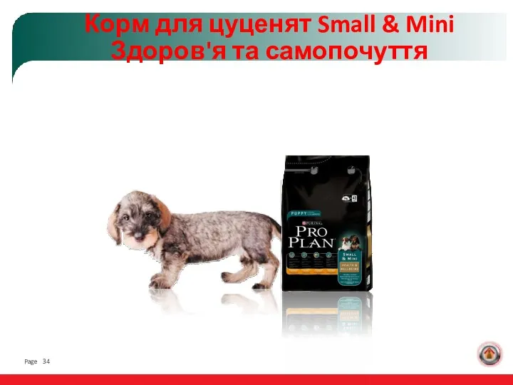 Корм для цуценят Small & Mini Здоров'я та самопочуття